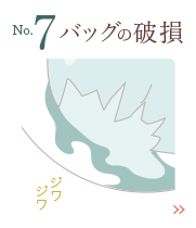 バッグの破損